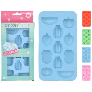 Ice maker tray Excellent Houseware 3907682 — silicone mold with various shapes for ice cubes