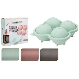 Ice maker tray Excellent Houseware Lodes 4 pcs – reusable ice cube mold set