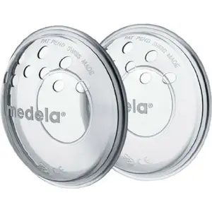 Krūšu aizsargi MEDELA ME-OSŁONA PIERSI 2 gab. ME0004, rezerves silikona trubiņas