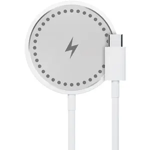 Wireless charger maxlife MXWC-05 Magnetic 15W White – wireless charging pad, magnetic alignment, 15 W output