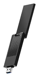 Беспроводной USB адаптер Wi‑Fi 7 Cudy WU6500 — три диапазона 2.4/5/6 ГГц, 2882 Мбит/с, питание от USB, черный