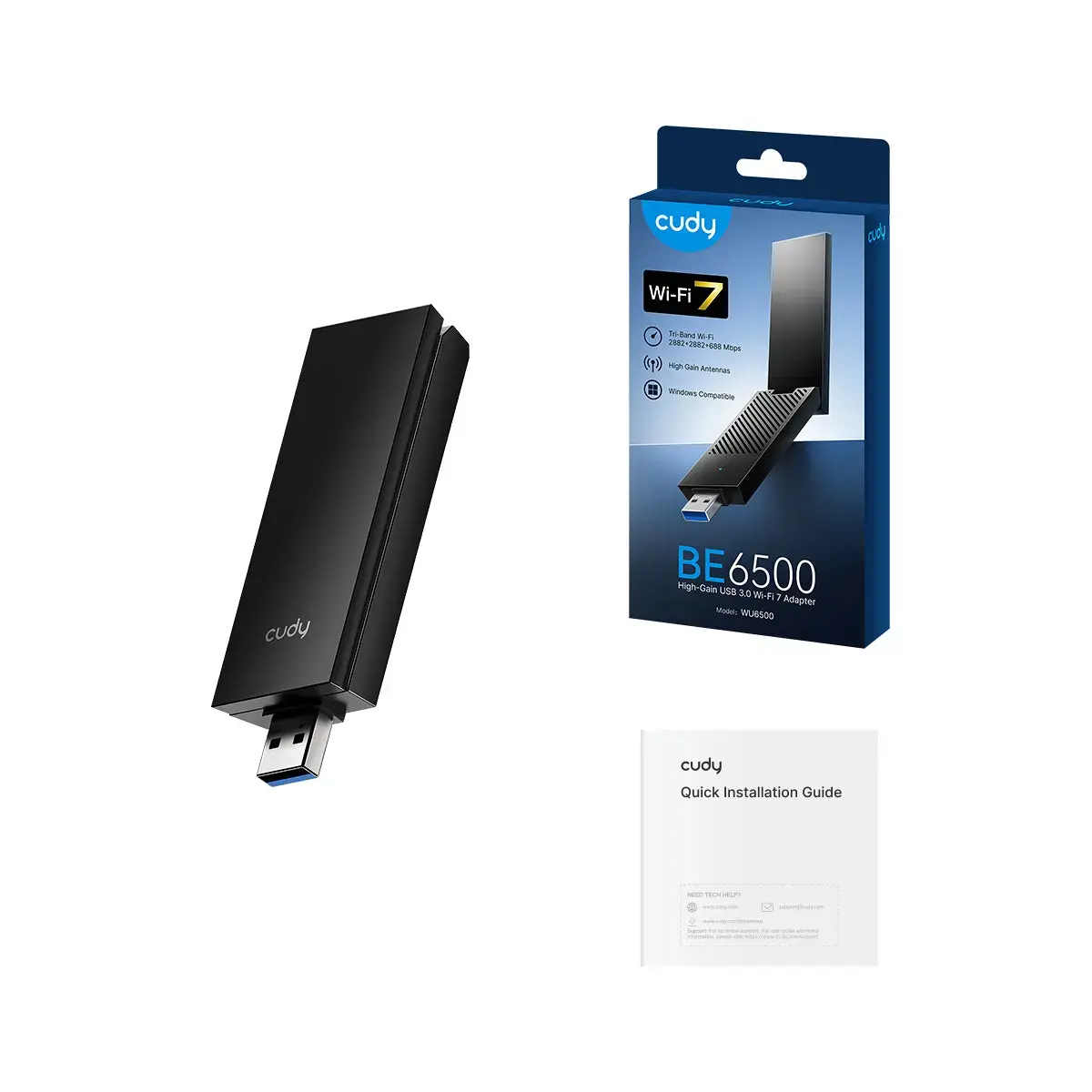 Cudy WU6500 Wi‑Fi 7 USB адаптер Photo 5