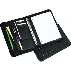 Leather Briefcase Monolith 2795 — Black, Classic Business Briefcase