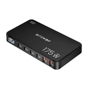 Charging station BlitzWolf BW-S30 6-in-1 with 4×USB-C and 2×USB, total 175W