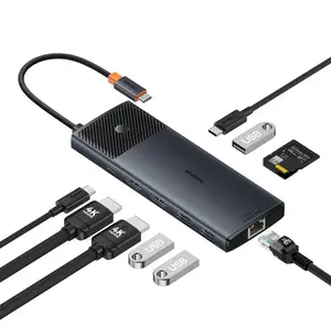 Dokstacija Baseus B00061800123-01 ar USB-C un 2x HDMI