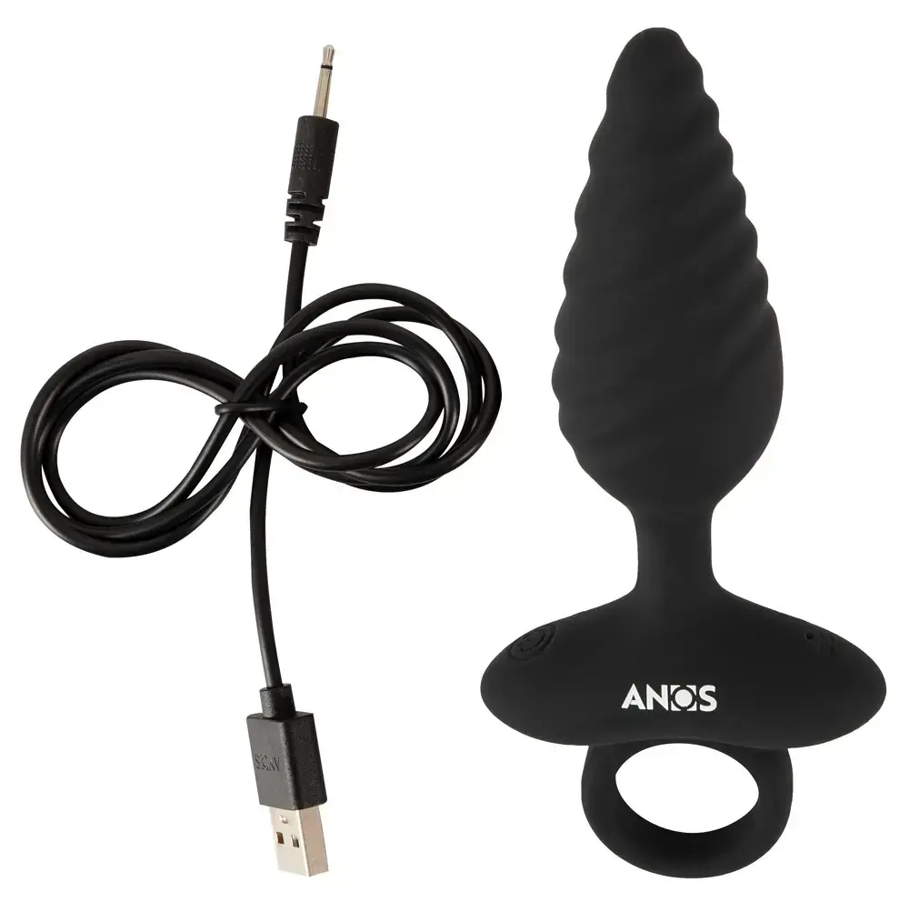 Анальная пробка ANOS Flexible Plug Twisted Photo 9