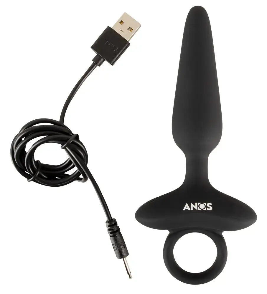 Анальная пробка ANOS Flexible Butt Plug Vibrat Photo 7