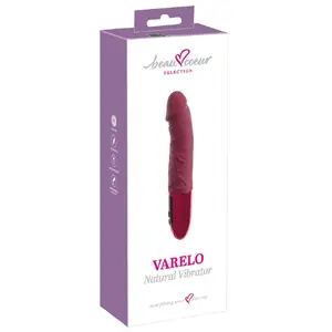 Vibrators beau cœur VARELO silikons/ABS uzlādējams 23 cm, ievades garums 15,5 cm, Ø maksimālais 4 cm