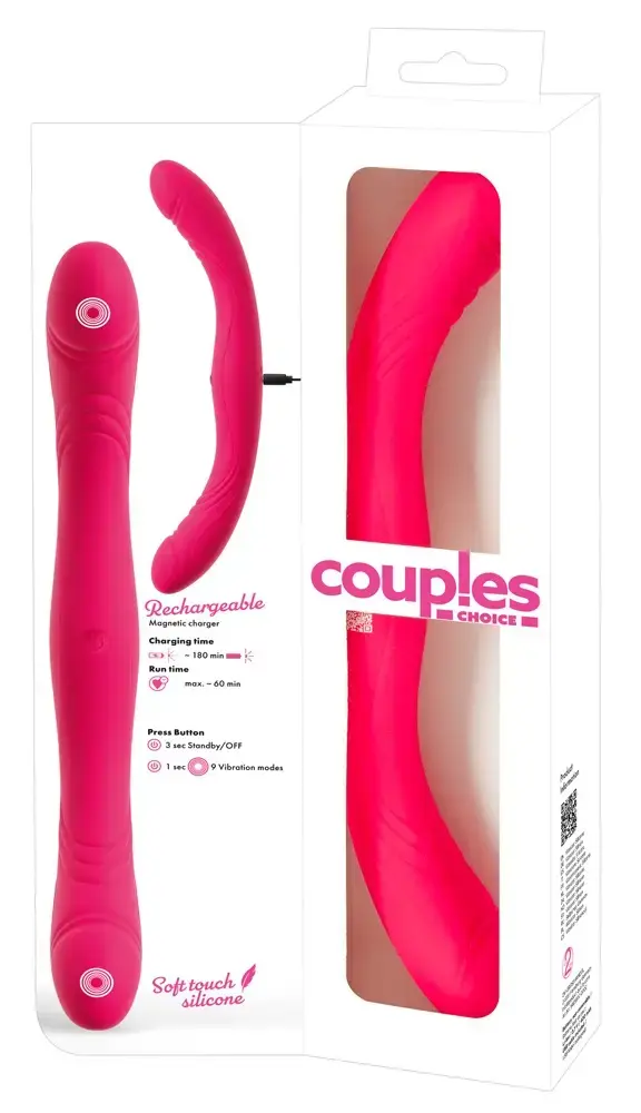 Двойной вибратор Couples Choice CC Double vibrator 54056100000 Photo 14