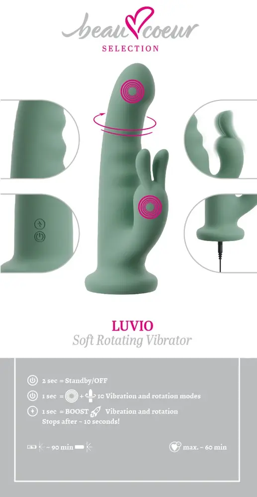 Truša vibrators beau coeur Luvio Rotating