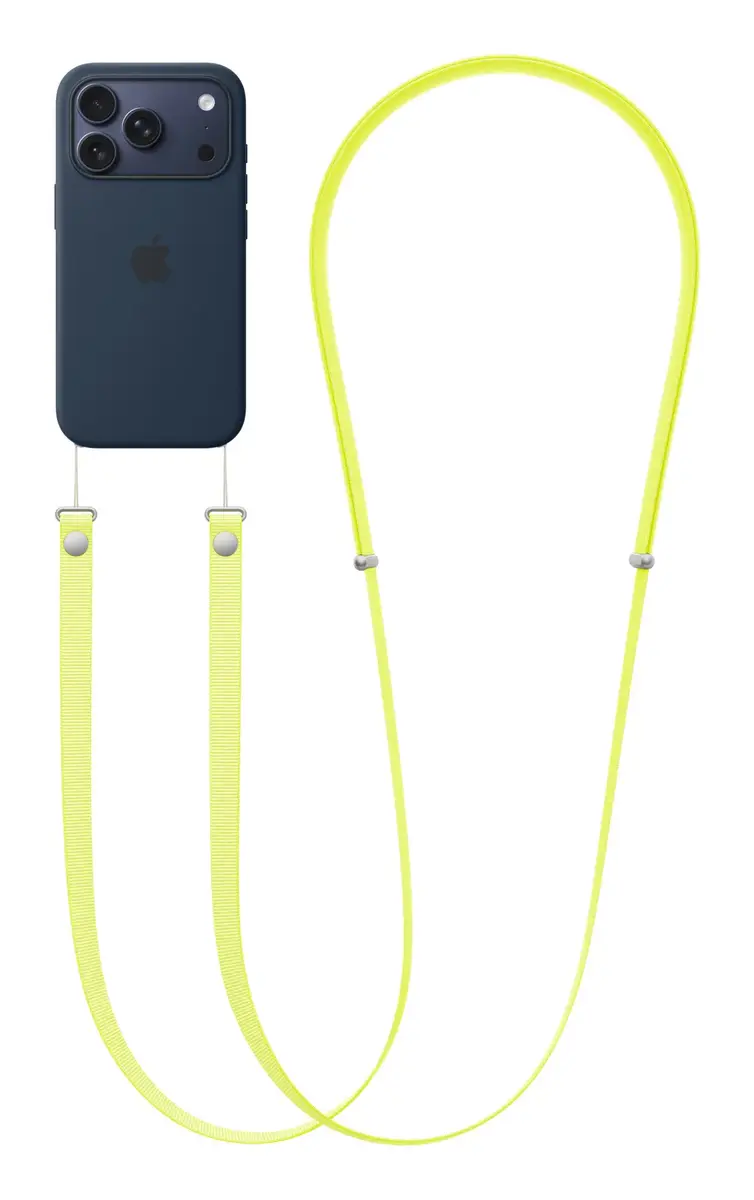 Siksna Apple Crossbody Strap Neon Dzeltens Photo 2