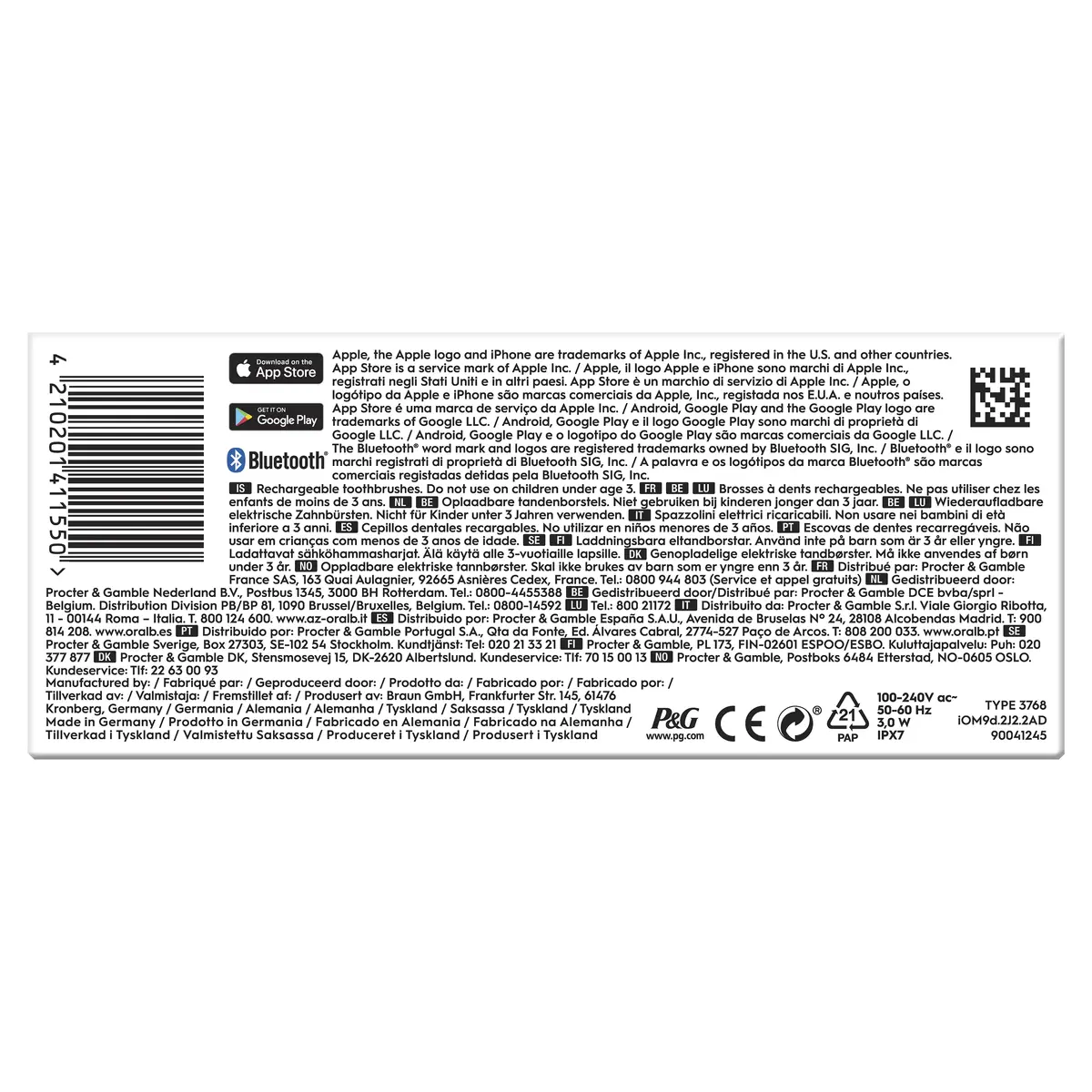 Rotējoša-oscillējoša zobu birste Oral-B iO 80363731 Photo 5