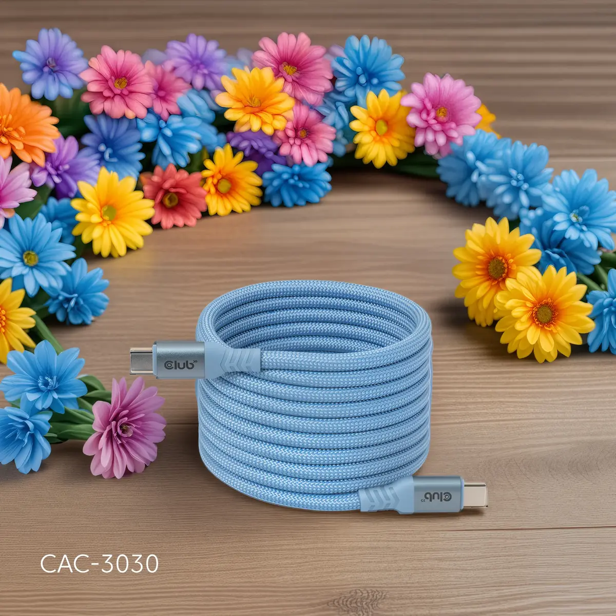 CLUB3D USB-C Магнитный Кабель 240W PD3.1 Photo 4