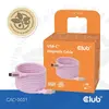 CLUB3D USB-C Магнитный Кабель 240W Розовый Photo 3