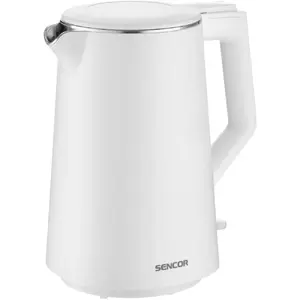 Electric kettle SENCOR SWK0550WH 1.7L 2200W double-wall stainless steel/plastic white