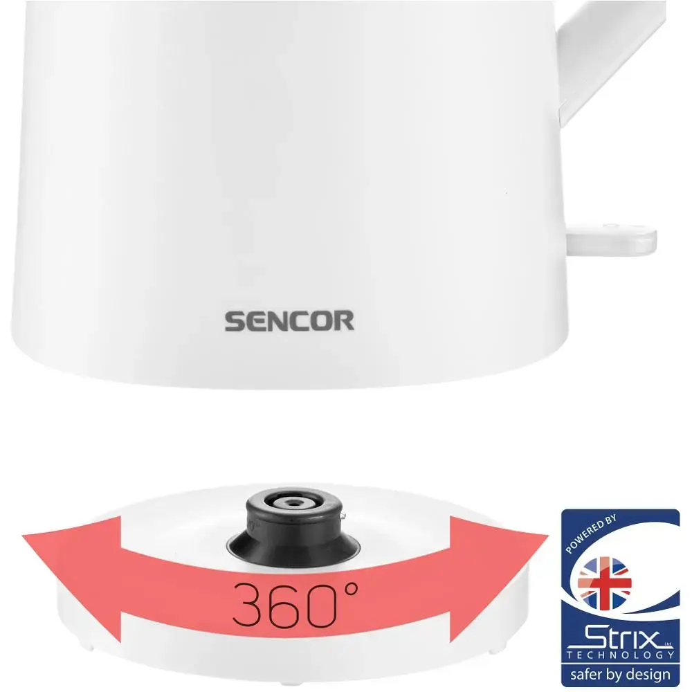 Electric kettle SENCOR SWK0550WH 1.7L 2200W Photo 6