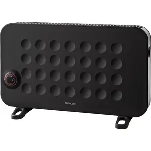 Convector Heater SENCOR SCF 2101BK — 2000 W, 3 heat levels, programmable 24 h timer, black