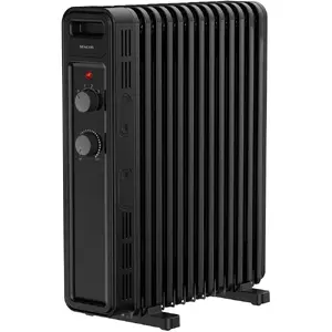Eļļas radiators SENCOR SOH3513BK 1500W, 3 jaudas režīmi, melns