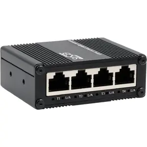 Industriāls 5‑portu gigabitu slēdzis Exsys EX-62021 ar USB‑C barošanu, bezvadības
