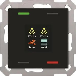 MDT KNX Taster Smart 55 4-fach BE-TAS550406.01 — 4-pogu KNX slēdzis, Smart 55 sērija