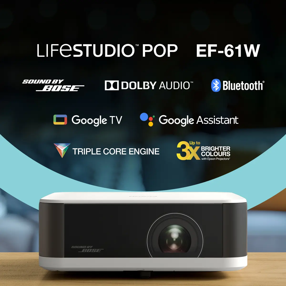 Проектор Epson Lifestudio Pop EF-61W Photo 8
