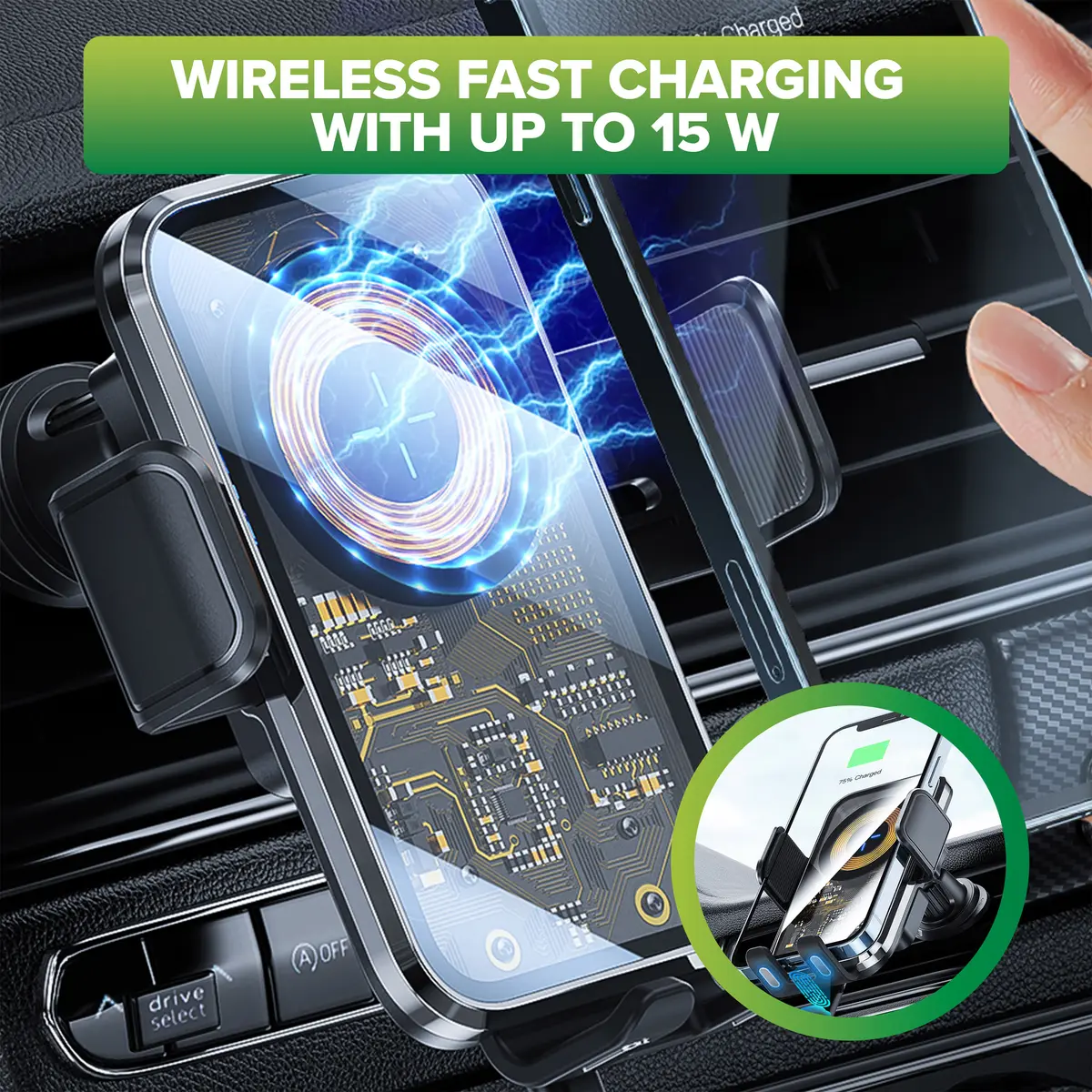 InLine 23156Q Car Holder for Smartphone Photo 7