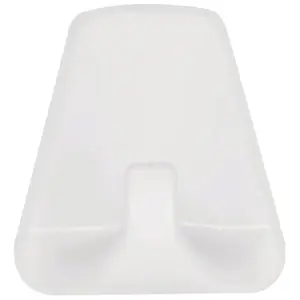 Self-adhesive hook RIDDER trapezoidal white size M pack of 3