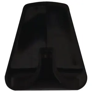 Self-adhesive hook RIDDER trapezoidal black size M pack of 3