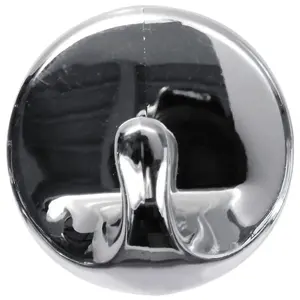 Hook set RIDDER Jerry self-adhesive chrome ABS, 3 pieces