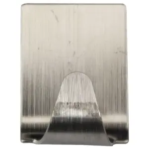 Self-adhesive hook RIDDER M size stainless steel, 2 pcs