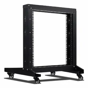 Freestanding rack Inter-Tech SRA-6612 12U Black 300 kg capacity