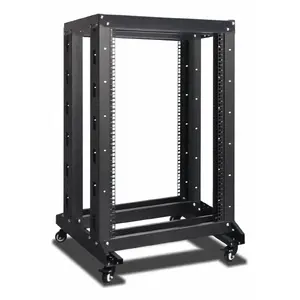 Freestanding rack Inter-Tech SRB-6618 18U Black 400 kg capacity