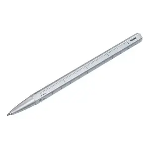 Multifunction ballpoint pen TROIKA CONSTRUCTION BASIC Black Silver
