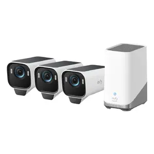 IP камера безопасности Eufy Cam S3 Pro 3+1 Уличная 3840 x 2160 пикселей Проводная Беспроводная