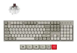 Keychron C2 Pro 8K Keyboard Universal USB QWERTY US International Grey