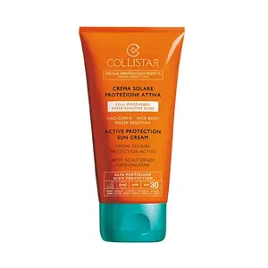 Солнцезащитный крем Collistar Active Protection Sun Cream Face Body SPF 30 150 мл