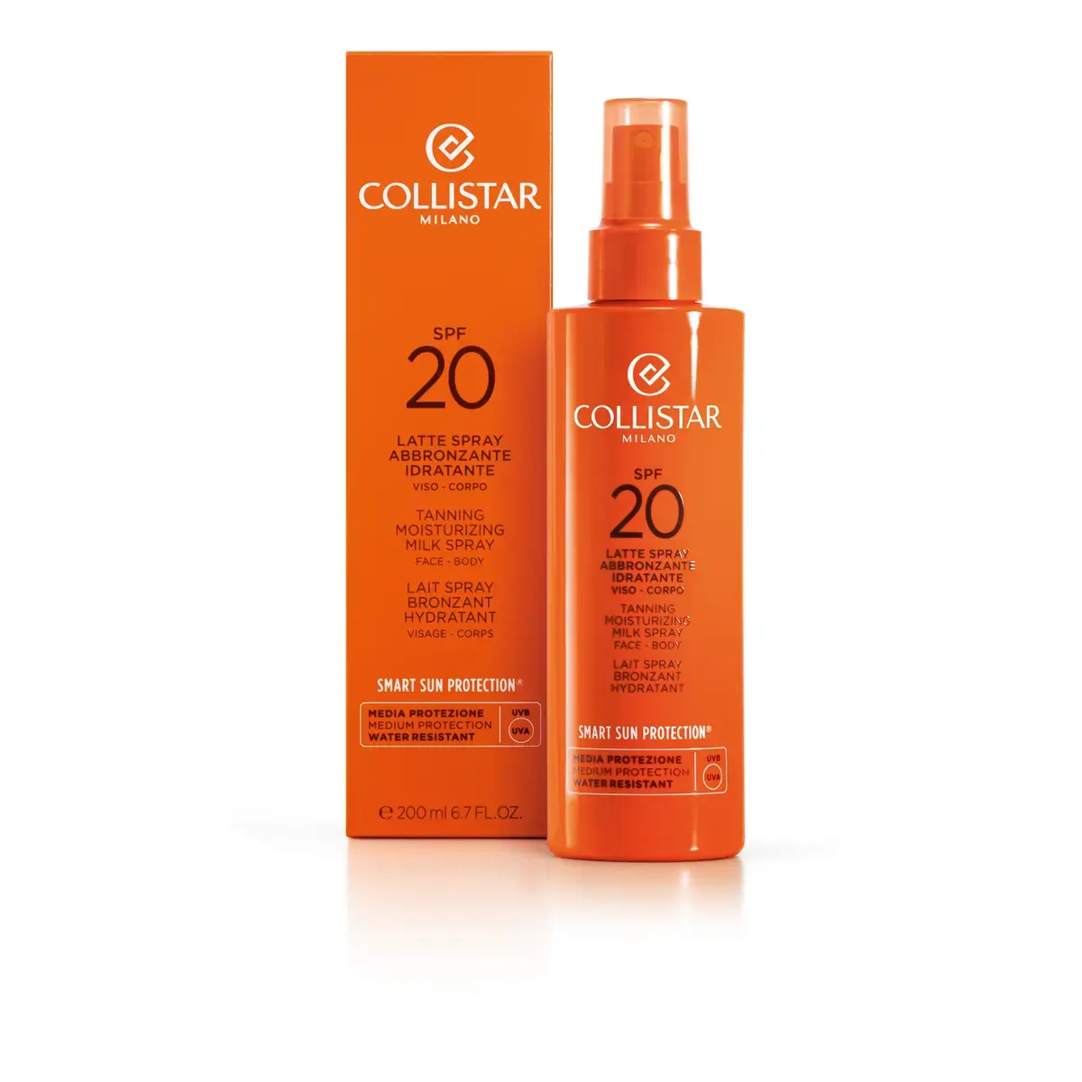 Sunscreen Milk Collistar Tanning Moisturizing Milk Spray Photo 2