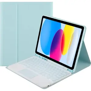 Keyboard case Strado TPIP22 for Apple iPad 10.9 — touchpad, protective folio, blue