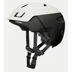 Open-face helmet Mammut Haute Route Black White Hybrid shell construction