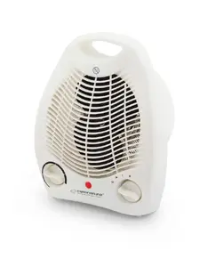 Electric space heater ESPERANZA EHH011 1000/2000 W, white, adjustable thermostat, rotary control