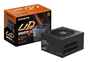 Блок питания GIGABYTE UD1000GM PG5 V2 1000W ATX, 80 PLUS Gold, полностью модульный, 120 мм вентилятор