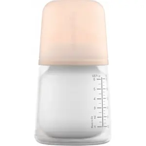 Barošanas pudele NUBY 304590 180 ml ar adaptīvu silikona knupīti