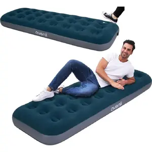 Air mattress JiLong 24130 191×73×22 cm with built-in foot pump