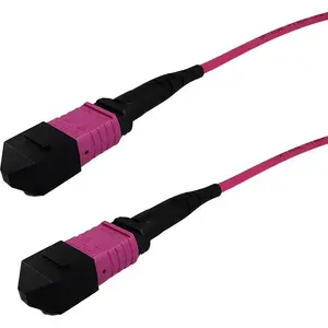 InfiniBand optiskā šķiedra kabelis GRAFENTHAL GTOM4MPOUMPOU01000 10m MPO OFC Violets