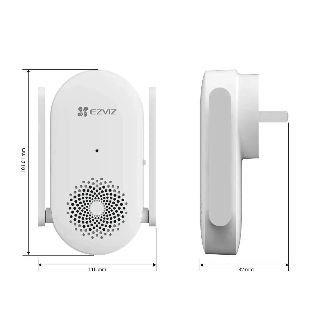 EZVIZ CH1 беспроводная камера белая Photo 9