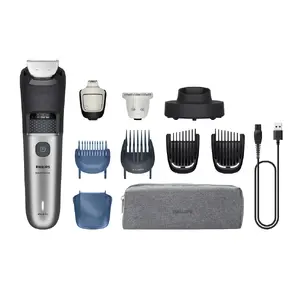 Bārdas trimmeris Philips BT7670/15 — bezvadu uzlādējams 0,4 mm–20 mm, 40 soļi, USB uzlāde