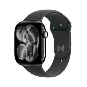 Смарт-часы Apple Watch Series 11, 46 мм, GPS + Cellular, корпус из алюминия цвета Jet Black, спортивный ремешок
