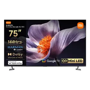 Телевизор Xiaomi TV S Pro 75" 4K Ultra HD QD‑Mini LED, 3840x2160, Android TV, 1700 кд/м², серый