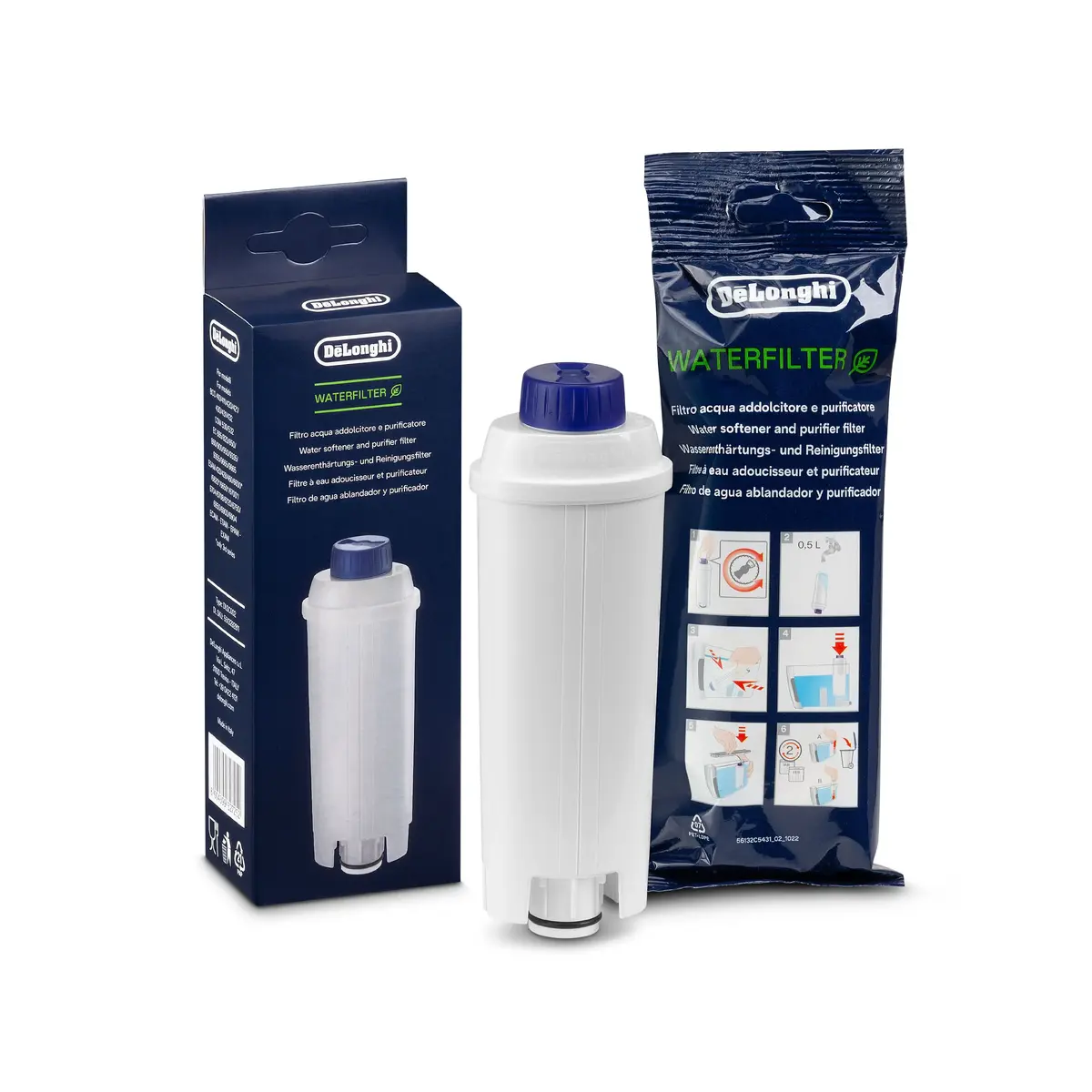 Ūdens filtrs DeLonghi DLS C002 Balts