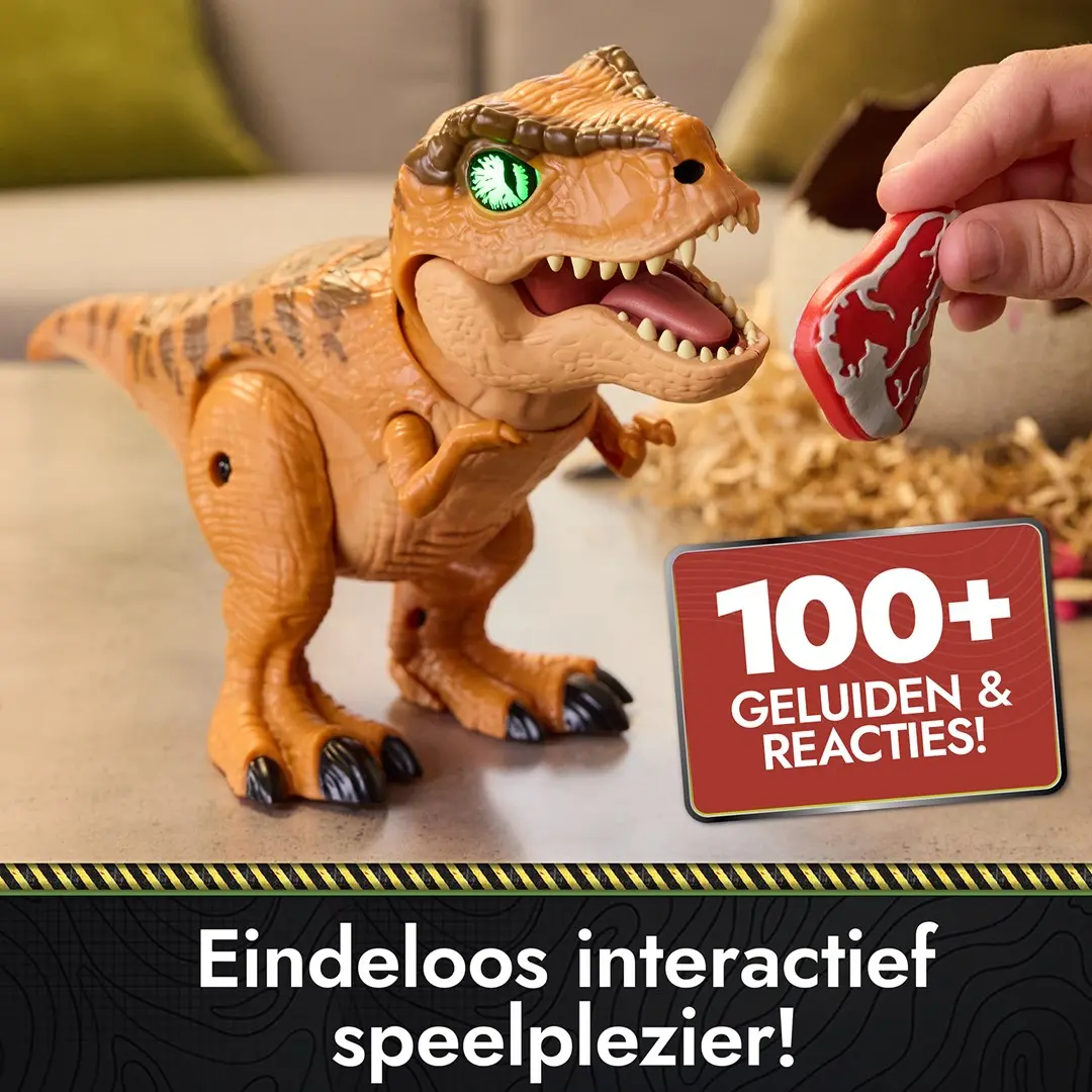 Interactive Toy Dinosaur Spinmaster Jurassic World Primal Hatch Photo 14
